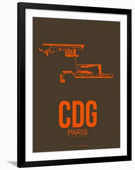 Cdg Paris Poster 3-NaxArt-Framed Art Print