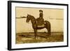 CDV Annie Oakley Sharpshooter-null-Framed Art Print