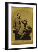 CDV Kit Carson & Spy Lafayette-C. Baker-Framed Art Print