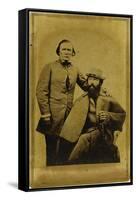 CDV Kit Carson & Spy Lafayette-C. Baker-Framed Stretched Canvas