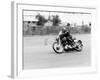 CE Mills Riding a 998Cc Vincent, Silverstone, Northamptonshire, 1959-null-Framed Photographic Print