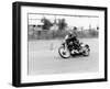 CE Mills Riding a 998Cc Vincent, Silverstone, Northamptonshire, 1959-null-Framed Photographic Print