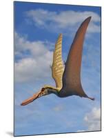 Cearadactylus Atrox, a Large Pterosaur from the Cretaceous Period-null-Mounted Art Print
