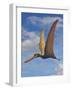 Cearadactylus Atrox, a Large Pterosaur from the Cretaceous Period-null-Framed Art Print