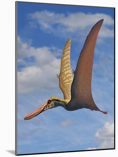 Cearadactylus Atrox, a Large Pterosaur from the Cretaceous Period-null-Mounted Art Print