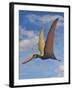 Cearadactylus Atrox, a Large Pterosaur from the Cretaceous Period-null-Framed Art Print