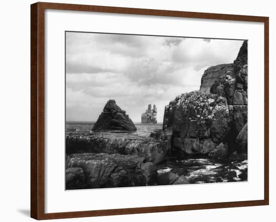 Cearbhag Cove Rocks-null-Framed Photographic Print