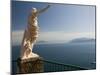 Ceasar Statue Above the Bay of Naples, Ceasar Augustus Hotel, Anacapri, Capri, Campania, Italy-Walter Bibikow-Mounted Photographic Print