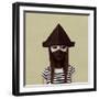 Ceci N'Est Pas Un Chapeau-Ruben Ireland-Framed Art Print