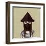 Ceci N'Est Pas Un Chapeau-Ruben Ireland-Framed Art Print