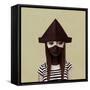 Ceci N'Est Pas Un Chapeau-Ruben Ireland-Framed Stretched Canvas