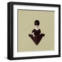 Ceci N'Est Pas Une Bateau-Ruben Ireland-Framed Art Print