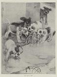 Forager the Puppy Follows the Smell of Food-Cecil Aldin-Photographic Print