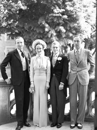 Cecil Beaton, the Duchess of Windsor, the Duke of Windsor and Edward Dudley Metcalfe, England