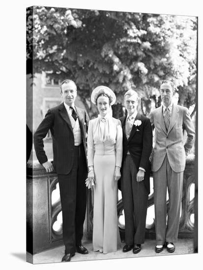 Cecil Beaton, the Duchess of Windsor, the Duke of Windsor and Edward Dudley Metcalfe, England-Cecil Beaton-Stretched Canvas