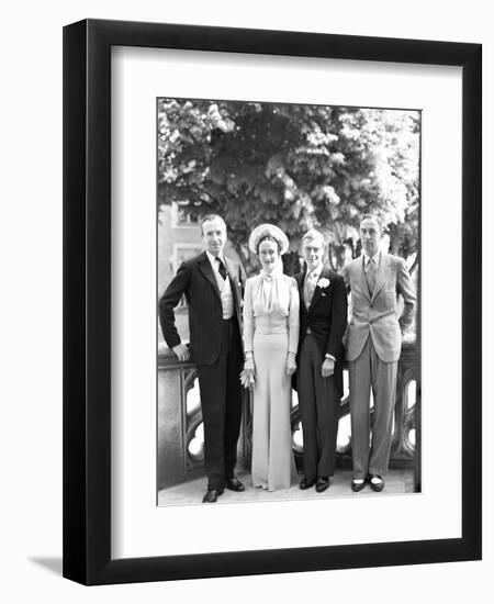 Cecil Beaton, the Duchess of Windsor, the Duke of Windsor and Edward Dudley Metcalfe, England-Cecil Beaton-Framed Giclee Print