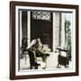 Cecil John Rhodes, British Colonial Administrator, on His Verandah Near Cape Town, C. 1900-null-Framed Photographic Print