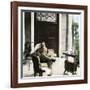 Cecil John Rhodes, British Colonial Administrator, on His Verandah Near Cape Town, C. 1900-null-Framed Photographic Print