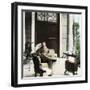 Cecil John Rhodes, British Colonial Administrator, on His Verandah Near Cape Town, C. 1900-null-Framed Photographic Print