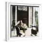 Cecil John Rhodes, British Colonial Administrator, on His Verandah Near Cape Town, C. 1900-null-Framed Photographic Print