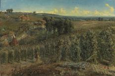 The Hop-Gardens of England-Cecil Lawson-Stretched Canvas
