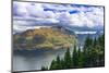 Cecil Peak above Lake Wakatipu, Queenstown, Otago, South Island, New Zealand-Russ Bishop-Mounted Photographic Print