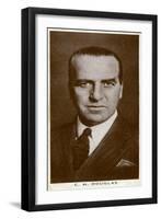 Cecil 'Pickles' Douglas, Boxing Referee, 1938-null-Framed Giclee Print