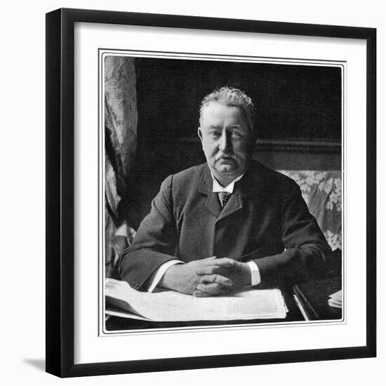 Cecil Rhodes, English-Born South African Entrepreneur and Statesman, C1901-null-Framed Giclee Print