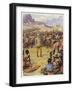 Cecil Rhodes Makes Peace with the Matabele Tribe-null-Framed Art Print