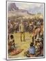 Cecil Rhodes Makes Peace with the Matabele Tribe-null-Mounted Art Print