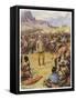 Cecil Rhodes Makes Peace with the Matabele Tribe-null-Framed Stretched Canvas