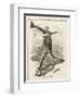 Cecil Rhodes Statesman Financier Imperialist. Caricatured as a Colossus Bestriding Africa-Linley Sambourne-Framed Photographic Print