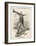 Cecil Rhodes Statesman Financier Imperialist. Caricatured as a Colossus Bestriding Africa-Linley Sambourne-Framed Photographic Print