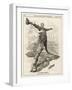 Cecil Rhodes Statesman Financier Imperialist. Caricatured as a Colossus Bestriding Africa-Linley Sambourne-Framed Photographic Print