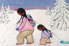 Winter Walk-Cecil Youngfox-Art Print