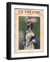 Cecile Thevenet Mezzo-Soprano, Seen Here in the Role of Musette in Leoncavallo's 'La Boheme'-null-Framed Photographic Print