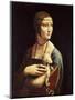 Cecilia Gallerani, Mistress of Ludovico Sforza, Portrait Known as Lady with the Ermine, c. 1490-Leonardo da Vinci-Mounted Giclee Print