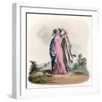 Cecilia Lady Stapleton-Charles Hamilton Smith-Framed Art Print