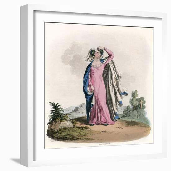 Cecilia Lady Stapleton-Charles Hamilton Smith-Framed Art Print