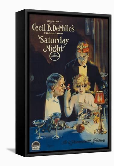 Cecille B. Demille's Saturday Night, c.1922-null-Framed Stretched Canvas