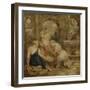 Cecrops' Daughters Finding Erichtonius, C.1632 (Oil on Panel)-Peter Paul Rubens-Framed Giclee Print