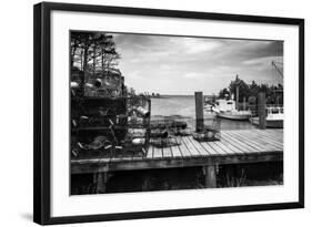 Cedar Island Harbor-Alan Hausenflock-Framed Photographic Print