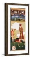 Cedar Line-Jane Travelin-Framed Art Print