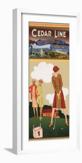 Cedar Line-Jane Travelin-Framed Art Print