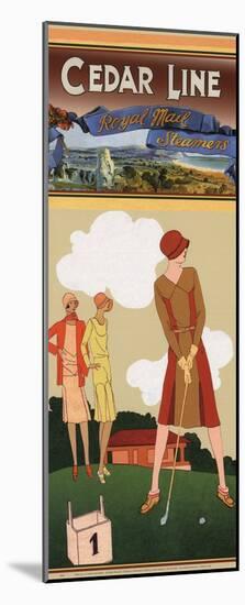 Cedar Line-Jane Travelin-Mounted Art Print