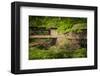 Cedar Mill and Covered Bridge-Don Schwartz-Framed Art Print