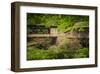 Cedar Mill and Covered Bridge-Don Schwartz-Framed Art Print