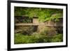 Cedar Mill and Covered Bridge-Don Schwartz-Framed Art Print