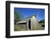 Cedar Plank Longhouse Used by the Chinook Indians, Washington-Angel Wynn-Framed Photographic Print