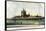 Cedar Rapids, Iowa - Panoramic Exterior View of Union Station-Lantern Press-Framed Stretched Canvas